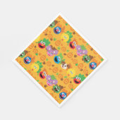 Sesamstraße Autumn Leaves Pattern Serviette (Ecke)