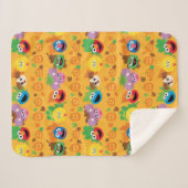 Sesamstraße Autumn Leaves Pattern Sherpadecke (Vorderseite (Horizontal))