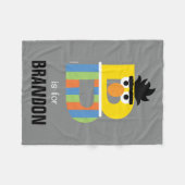 Sesamstraße | B für Bert Fleecedecke (Vorderseite (Horizontal))