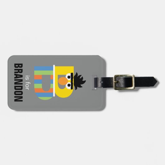 Sesamstraße | B für Bert Gepäckanhänger (Vorderseite horizontal)