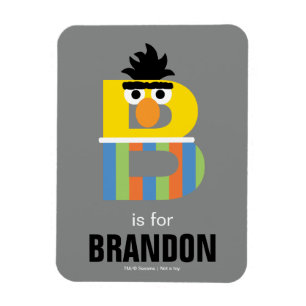 Sesamstraße B ist für Bert Magnet