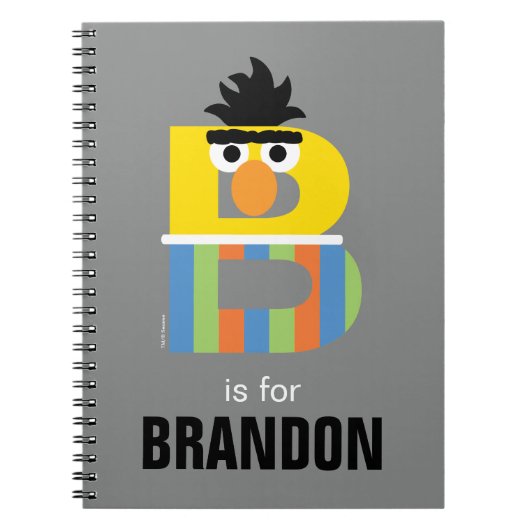 Sesamstraße | B ist für Bert Notizblock (Vorderseite)