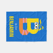 Sesamstraße | B ist für Big Bird Fleecedecke (Vorderseite (Horizontal))