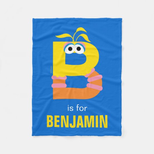 Sesamstraße | B ist für Big Bird Fleecedecke (Vorderseite)