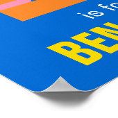 Sesamstraße | B ist für Big Bird Poster (Ecke)