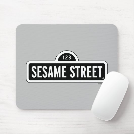 Sesamstraße | B&W-Logo Mousepad (Mit Mouse)