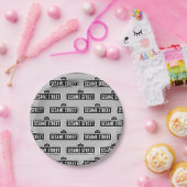 Sesamstraße | B&W-Logo Pappteller (Party)