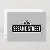 Sesamstraße | B&W-Logo Postkarte (Vorne/Hinten)