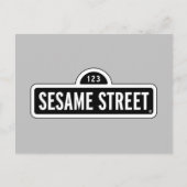 Sesamstraße | B&W-Logo Postkarte (Vorderseite)