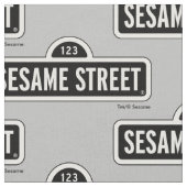 Sesamstraße | B&W-Logo Stoff (Nahaufnahme)