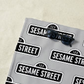 Sesamstraße | B&W-Logo Strandtuch (Beispiel)