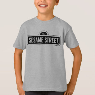 Sesamstraße B&W-Logo T-Shirt
