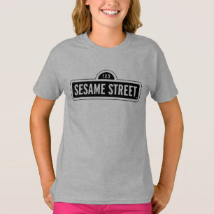 Sesamstraße B&W-Logo T-Shirt