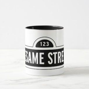 Sesamstraße B&W-Logo Tasse