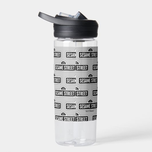 Sesamstraße | B&W-Logo Trinkflasche (Rechts)