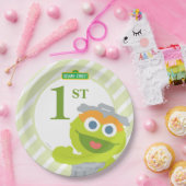 Sesamstraße Baby Oscar Grouch zum Geburtstag Pappteller (Party)