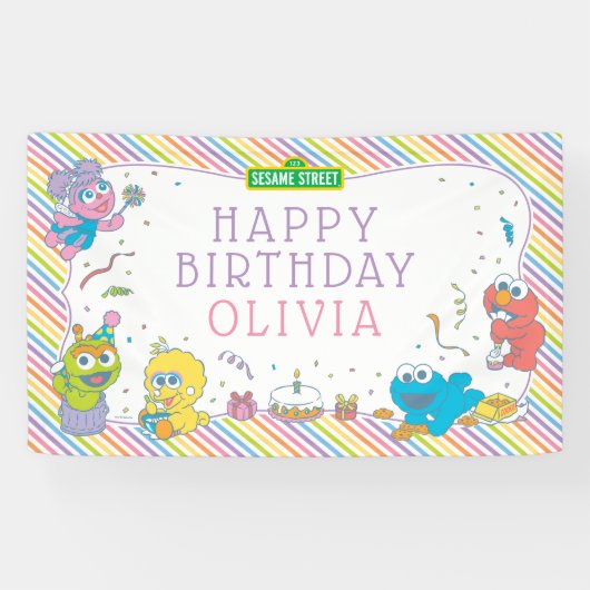 Sesamstraße | Baby's First Birthday Banner (Horizontal)