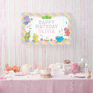 Sesamstraße   Baby's First Birthday Banner