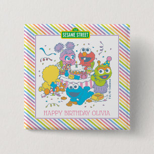 Sesamstraße Baby's First Birthday Button