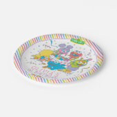 Sesamstraße | Baby's First Birthday Pappteller (Schrägansicht)