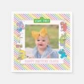 Sesamstraße | Baby's First Birthday Serviette (Vorderseite)