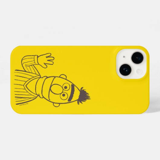 Sesamstraße | Bert Bright iPhone Hülle (Rückseite (Horizontal))