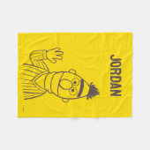 Sesamstraße | Bert Bright | Name hinzufügen Fleecedecke (Vorderseite (Horizontal))