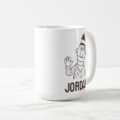 Sesamstraße | Bert Bright | Name hinzufügen Kaffeetasse (VorderseiteRechts)