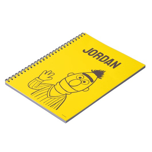 Sesamstraße | Bert Bright | Name hinzufügen Notizblock (Linke Seite)