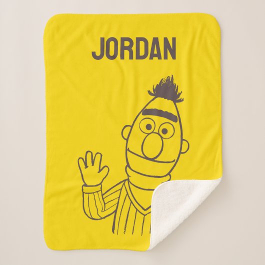 Sesamstraße | Bert Bright | Name hinzufügen Sherpadecke (Vorderseite)