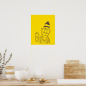 Sesamstraße | Bert Bright Poster (Küche)