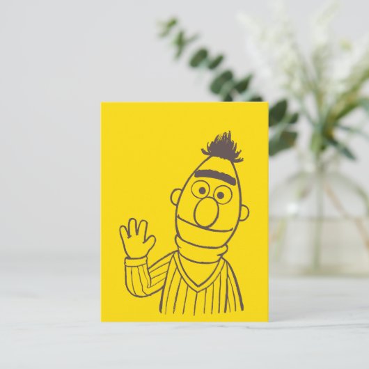 Sesamstraße | Bert Bright Postkarte (Stehend Vorderseite)