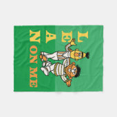 Sesamstraße | Bert & Ernie Lean über mich Fleecedecke (Vorderseite (Horizontal))