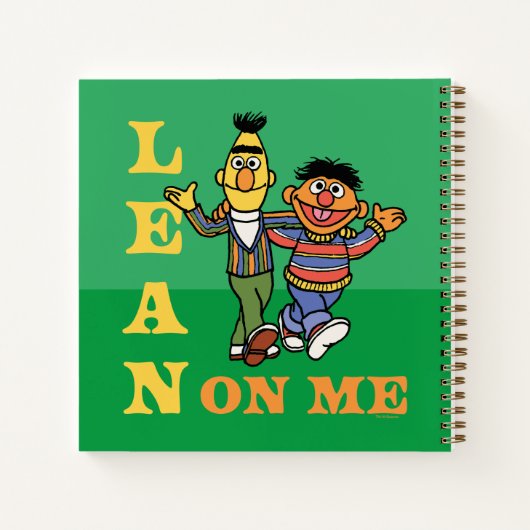 Sesamstraße | Bert & Ernie Lean über mich Notizblock (Rückseite)