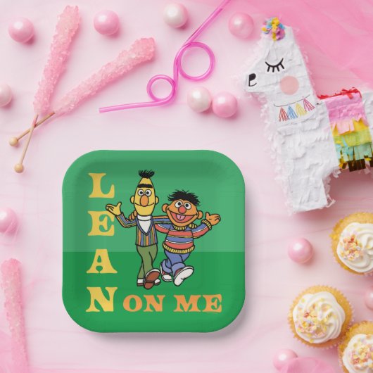 Sesamstraße | Bert & Ernie Lean über mich Pappteller (Party)