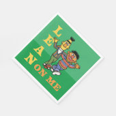 Sesamstraße | Bert & Ernie Lean über mich Serviette (Ecke)