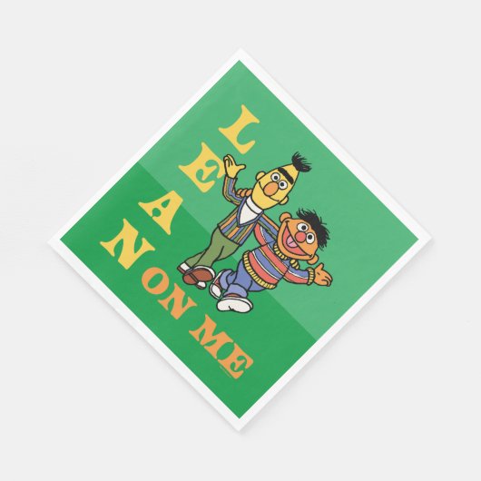 Sesamstraße | Bert & Ernie Lean über mich Serviette (Ecke)