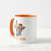 Sesamstraße | Bert & Ernie Lean über mich Tasse (Vorderseite Links)