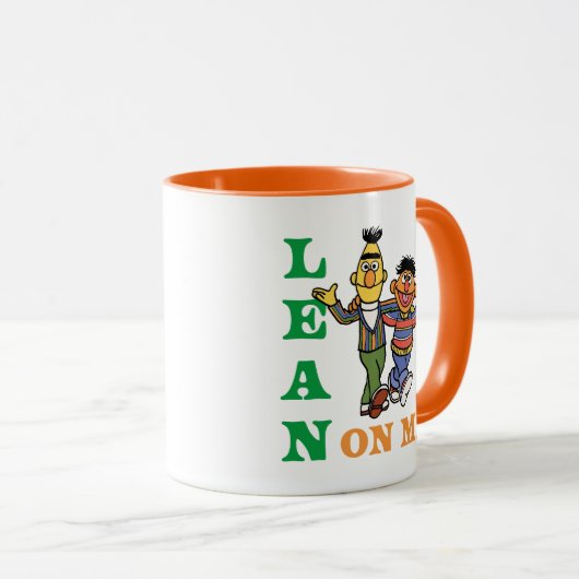 Sesamstraße | Bert & Ernie Lean über mich Tasse (VorderseiteRechts)