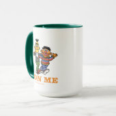 Sesamstraße | Bert & Ernie Lean über mich Tasse (Vorderseite Links)