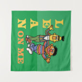 Sesamstraße | Bert & Ernie Lean über mich Wandteppich (Vorderseite (Horizontal))