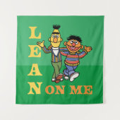 Sesamstraße | Bert & Ernie Lean über mich Wandteppich (Vorderseite)