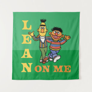 Sesamstraße   Bert & Ernie Lean über mich Wandteppich