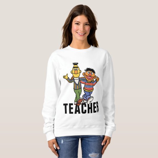 Sesamstraße | Bert & Ernie Teacher Sweatshirt (Vorne ganz)