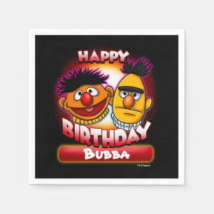 Sesamstraße   Bert & Ernie Themed Geburtstag Serviette