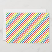 Sesamstraße | Bert Striped Geburtstag Einladung (Rückseite)