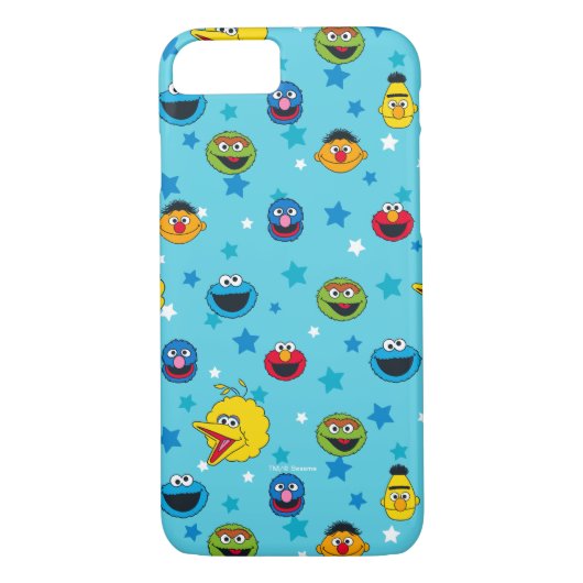 Sesamstraße | Best Friends Star Pattern Case-Mate iPhone Hülle (Rückseite)