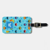 Sesamstraße | Best Friends Star Pattern Gepäckanhänger (Vorderseite horizontal)