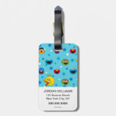 Sesamstraße | Best Friends Star Pattern Gepäckanhänger (Rückseite vertikal)