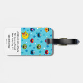 Sesamstraße | Best Friends Star Pattern Gepäckanhänger (Rückseite horizontal)